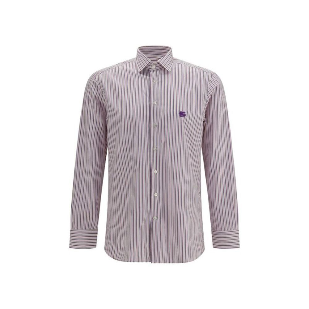 Etro Multicolor Cotton Pattern Men's Shirt